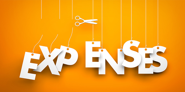 the word expenses getting clipped